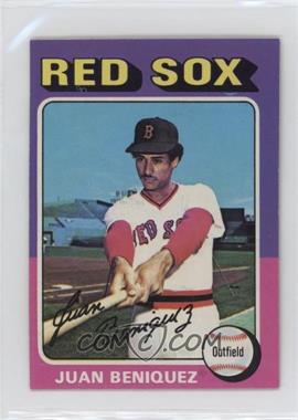 1975 Topps - [Base] - Minis #601 - Juan Beniquez