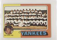 New York Yankees Team, Bill Virdon