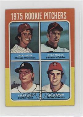 1975 Topps - [Base] - Minis #614 - 1975 Rookie Pitchers - Jack Kucek, Dyar Miller, Vern Ruhle, Paul Siebert [Good to VG‑EX]