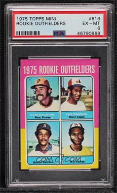 1975 Topps - [Base] - Minis #616 - 1975 Rookie Outfielders - Dave Augustine, Pepe Mangual, Jim Rice, John Scott [PSA 6 EX‑MT]