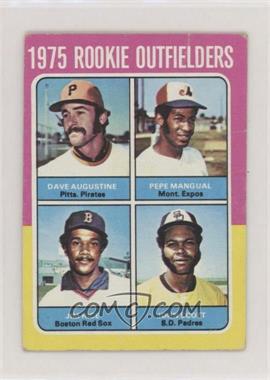 1975 Topps - [Base] - Minis #616 - 1975 Rookie Outfielders - Dave Augustine, Pepe Mangual, Jim Rice, John Scott [Good to VG‑EX]