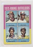 1975 Rookie Outfielders - Dave Augustine, Pepe Mangual, Jim Rice, John Scott