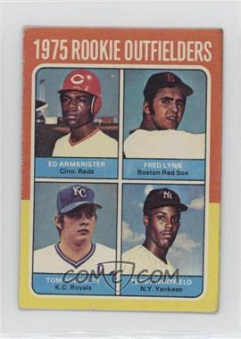 1975 Topps - [Base] - Minis #622 - 1975 Rookie Outfielders - Ed Armbrister, Fred Lynn, Terry Whitfield, Tom Poquette