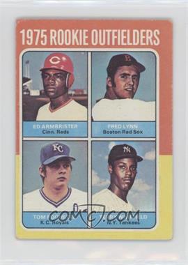 1975 Topps - [Base] - Minis #622 - 1975 Rookie Outfielders - Ed Armbrister, Fred Lynn, Terry Whitfield, Tom Poquette