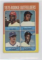 1975 Rookie Outfielders - Ed Armbrister, Fred Lynn, Terry Whitfield, Tom Poquet…