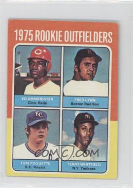 1975 Topps - [Base] - Minis #622 - 1975 Rookie Outfielders - Ed Armbrister, Fred Lynn, Terry Whitfield, Tom Poquette