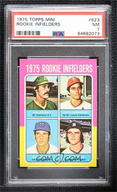 1975 Topps - [Base] - Minis #623 - 1975 Rookie Infielders - Phil Garner, Keith Hernandez, Bob Sheldon, Tom Veryzer [PSA 7 NM]
