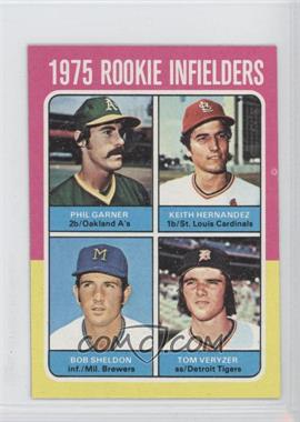 1975 Topps - [Base] - Minis #623 - 1975 Rookie Infielders - Phil Garner, Keith Hernandez, Bob Sheldon, Tom Veryzer