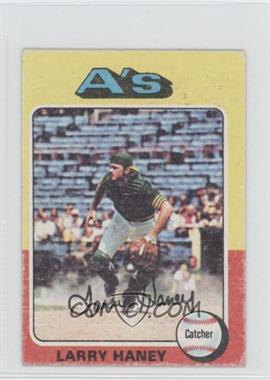 1975 Topps - [Base] - Minis #626 - Larry Haney (Card Pictures Dave Duncan) [Good to VG‑EX]