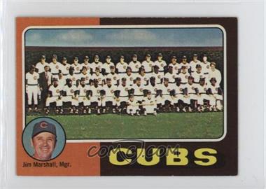 1975 Topps - [Base] - Minis #638 - Team Checklist - Chicago Cubs Team, Jim Marshall