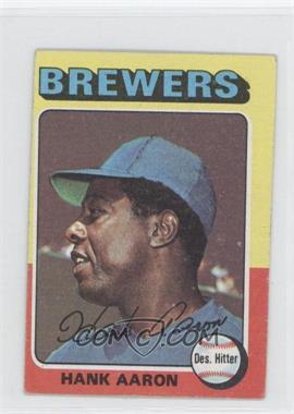 1975 Topps - [Base] - Minis #660 - Hank Aaron