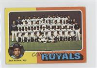 Team Checklist - Kansas City Royals Team, Jack McKeon, Mgr. [Good to …