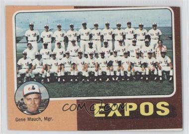 1975 Topps - [Base] #101 - Team Checklist - Montreal Expos Team, Gene Mauch