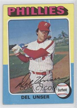 1975 Topps - [Base] #138 - Del Unser [Good to VG‑EX]
