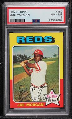 1975 Topps - [Base] #180 - Joe Morgan [PSA 8 NM‑MT]