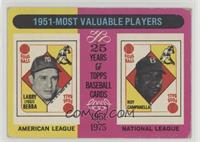 Most Valuable Players - Yogi Berra, Roy Campanella [Good to VG‑…