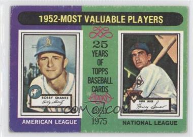 1975 Topps - [Base] #190 - Most Valuable Players - Bobby Shantz, Hank Sauer [Good to VG‑EX]