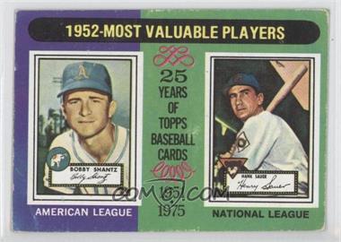 1975 Topps - [Base] #190 - Most Valuable Players - Bobby Shantz, Hank Sauer [Good to VG‑EX]