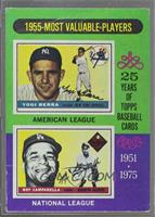 Most Valuable Players - Yogi Berra, Roy Campanella (Campanella has on a Los Ang…