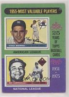 Most Valuable Players - Yogi Berra, Roy Campanella (Campanella has on a Los Ang…