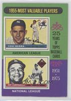 Most Valuable Players - Yogi Berra, Roy Campanella (Campanella has on a Los Ang…