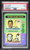 Most Valuable Players - Yogi Berra, Roy Campanella (Campanella has on a Los Ang…