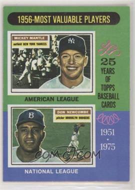 1975 Topps - [Base] #194 - Most Valuable Players - Mickey Mantle, Don Newcombe