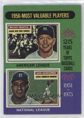 1975 Topps - [Base] #194 - Most Valuable Players - Mickey Mantle, Don Newcombe