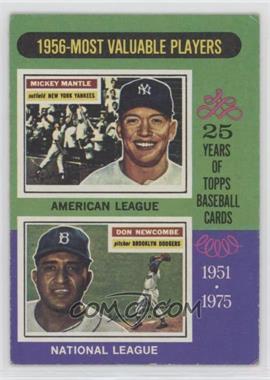 1975 Topps - [Base] #194 - Most Valuable Players - Mickey Mantle, Don Newcombe