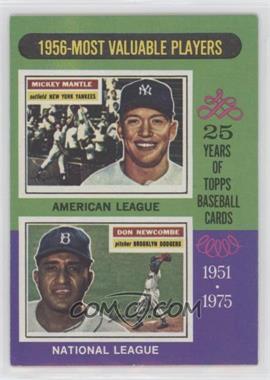 1975 Topps - [Base] #194 - Most Valuable Players - Mickey Mantle, Don Newcombe