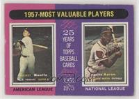 Most Valuable Players - Mickey Mantle, Hank Aaron