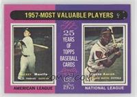 Most Valuable Players - Mickey Mantle, Hank Aaron