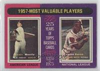 Most Valuable Players - Mickey Mantle, Hank Aaron [Good to VG‑E…