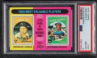 Most Valuable Players - Nellie Fox, Ernie Banks [PSA 8 NM‑MT]