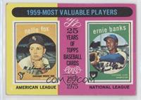 Most Valuable Players - Nellie Fox, Ernie Banks [Good to VG‑EX]