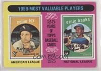 Most Valuable Players - Nellie Fox, Ernie Banks [Good to VG‑EX]