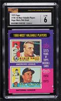 Most Valuable Players - Roger Maris, Dick Groat [CSG 6 Ex/NM]