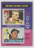 Most Valuable Players - Roger Maris, Dick Groat [Good to VG‑EX]