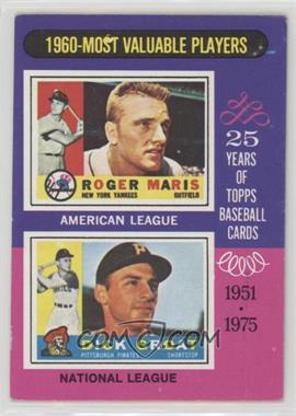 1975 Topps - [Base] #198 - Most Valuable Players - Roger Maris, Dick Groat