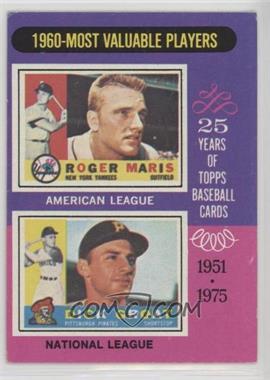 1975 Topps - [Base] #198 - Most Valuable Players - Roger Maris, Dick Groat