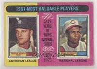 Most Valuable Players - Roger Maris, Frank Robinson [Poor to Fair]
