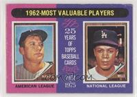 Most Valuable Players - Mickey Mantle, Maury Wills [Good to VG‑…