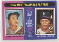Most Valuable Players - Mickey Mantle, Maury Wills [Good to VG‑…