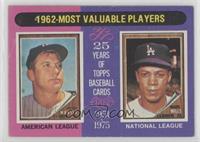 Most Valuable Players - Mickey Mantle, Maury Wills [Poor to Fair]