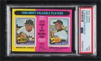 Most Valuable Players - Zoilo Versalles, Willie Mays [PSA 7 NM]