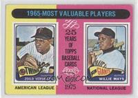 Most Valuable Players - Zoilo Versalles, Willie Mays [Good to VG̴…