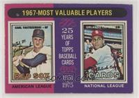 Most Valuable Players - Carl Yastrzemski, Orlando Cepeda [Good to VG&…