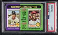 Most Valuable Players - Denny McLain, Bob Gibson [PSA 9 MINT]