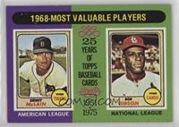 Most Valuable Players - Denny McLain, Bob Gibson