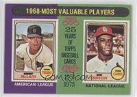 Most Valuable Players - Denny McLain, Bob Gibson